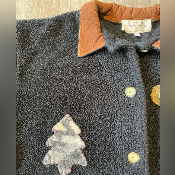 Tasha Polizzi for T.P Saddleblanket & Co Women’s Large Sweater Black Cardigan - Picture 6 of 9